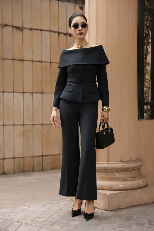 Sixdo Dark Navy Woven Vest